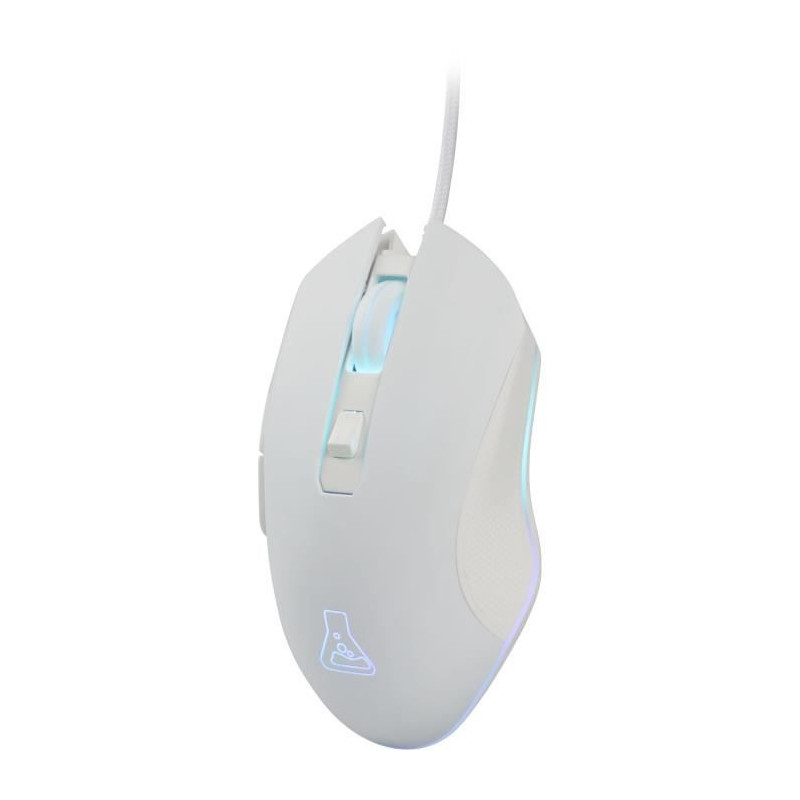 Wired Gaming Mouse - THE G-LAB - KULT HELIUM - White