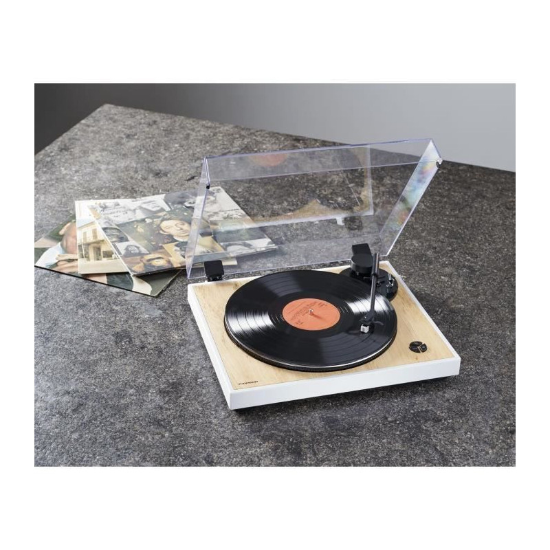 THOMSON TT301 - 33 and 45 rpm designer vinyl turntable - Audio-Technic