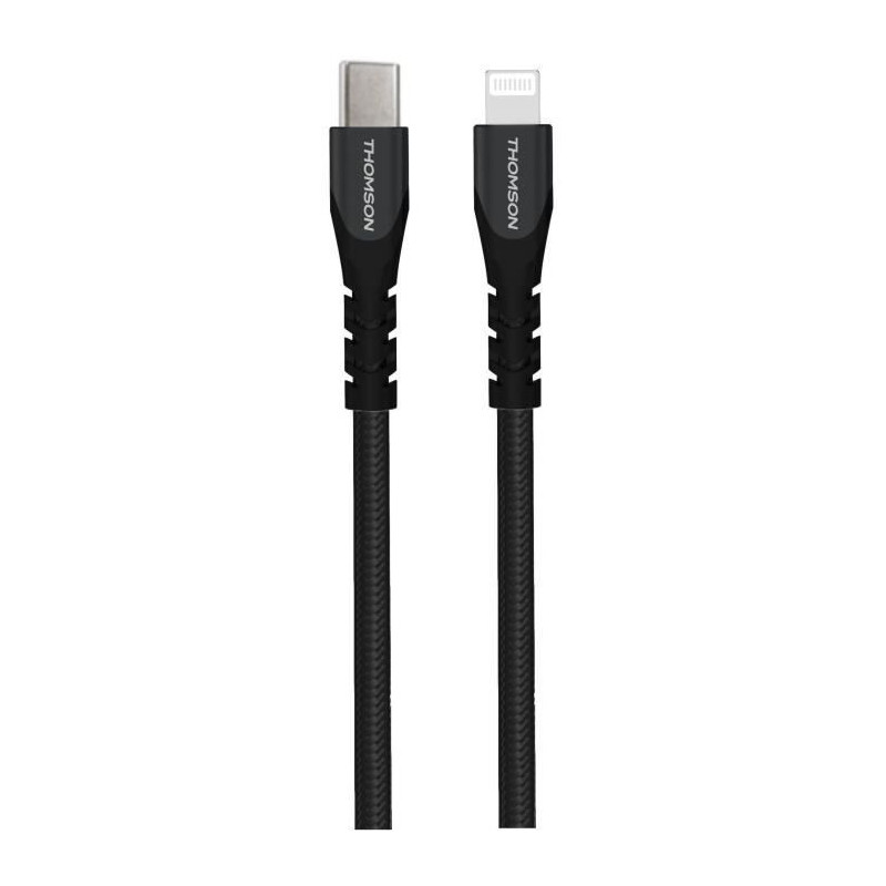 Cable - THOMSON - Charging & Data - USB-C to Lightning 3A - MFI Certif