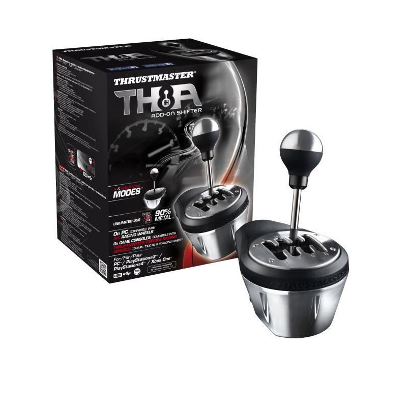 THRUSTMASTER Levier de vitesse TH8A SHIFTER ADD-ON - PC / PS4 / Xbox O