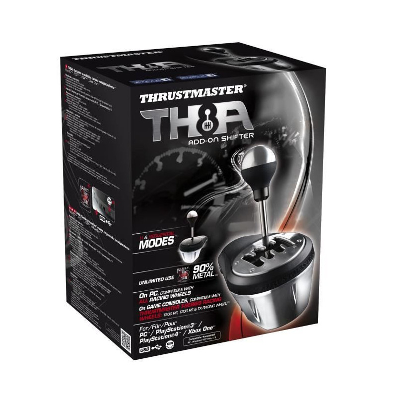 THRUSTMASTER Levier de vitesse TH8A SHIFTER ADD-ON - PC / PS4 / Xbox O