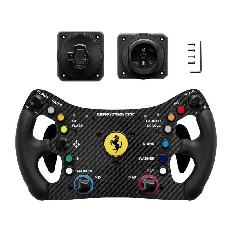 Steering wheel - THRUSMASTER - Ferrari 488 GT3 Wheel Add-On - Black an