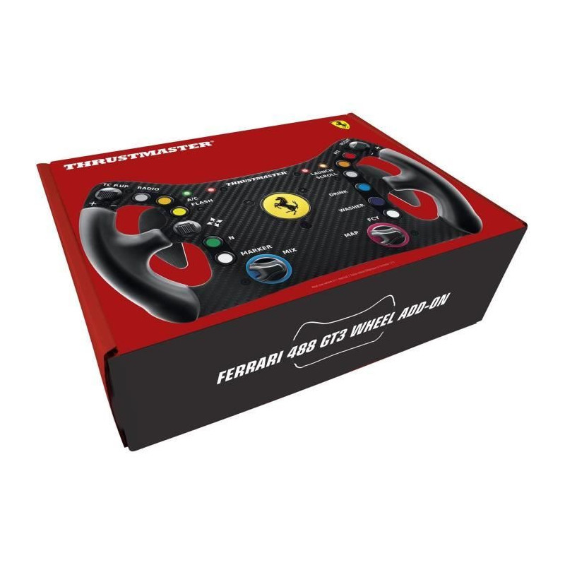 Steering wheel - THRUSMASTER - Ferrari 488 GT3 Wheel Add-On - Black an