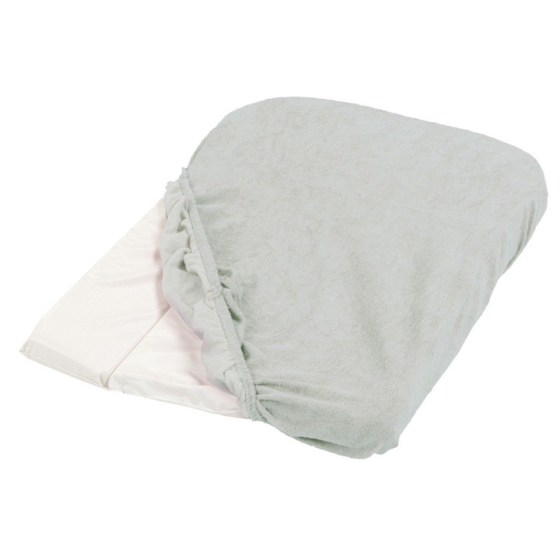 TINEO Set Of 2 Mattress Pads To Change / Light Gray