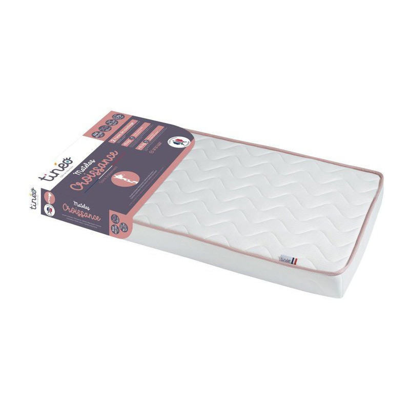 TINEO CROISSANCE mattress - Scalable - 2 support sides: Firm and Soft