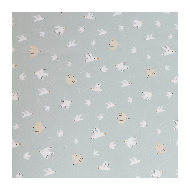 Over the sea nomadic mattress - 120 x 60 x 4 cm - Blue - TINEO