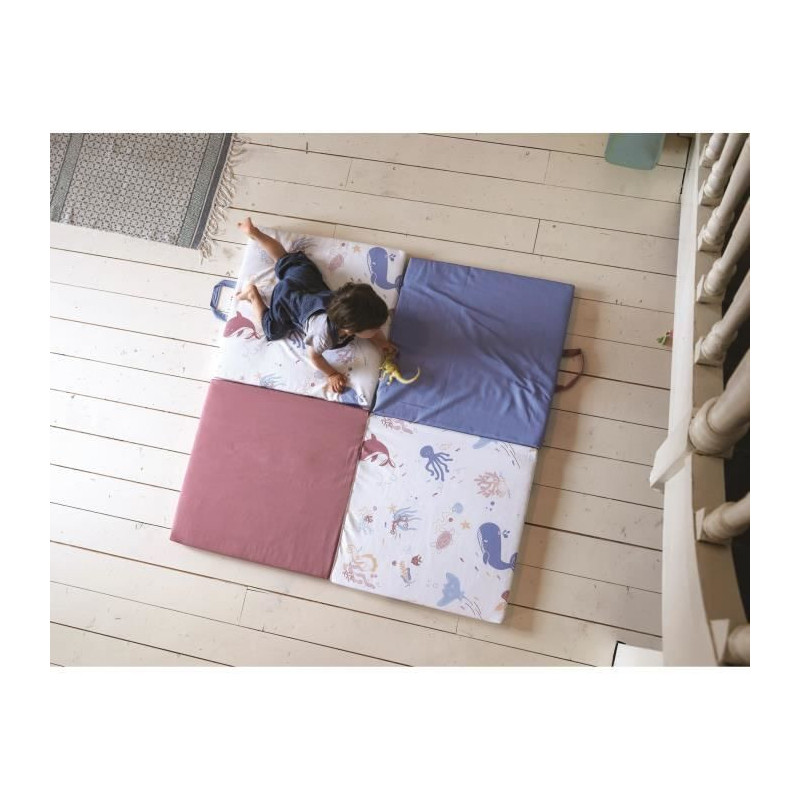 TINEO Smart rug Treasures of the ocean 3 in 1 - Evolutive - Removable