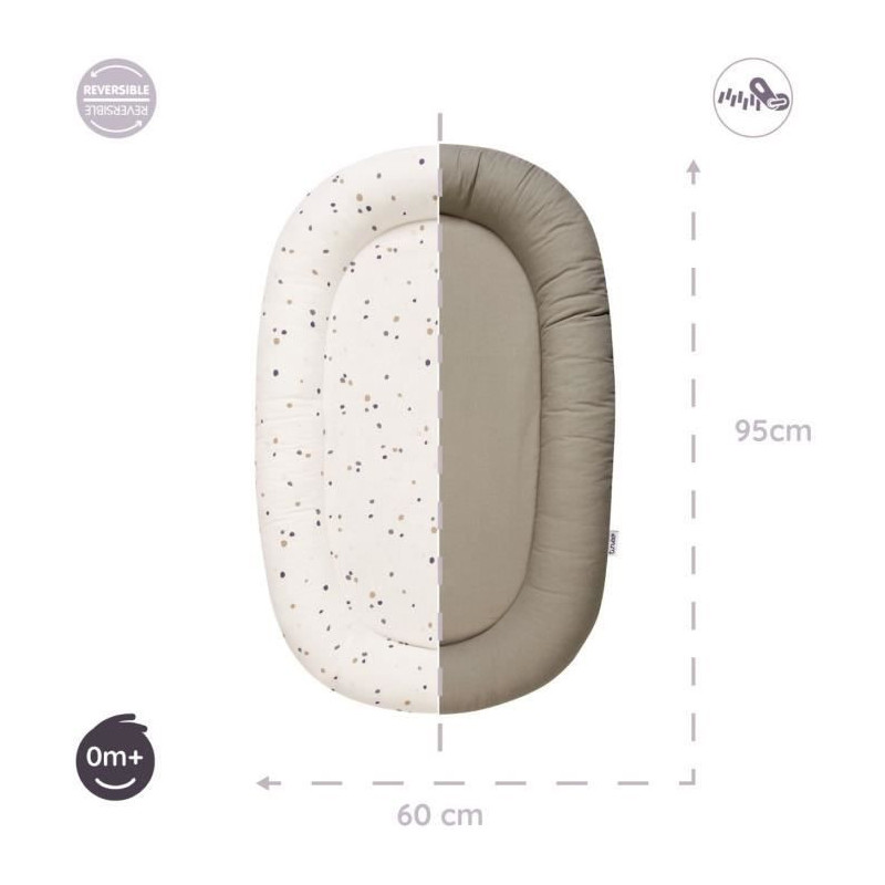 Tineo bed reduction - Reversible and removable - 95x60 cm