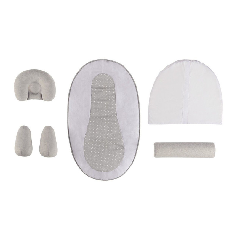 Tinéo - Baby sleep cocoon, Baby wedge, tilted 10 °, scalable, adjust