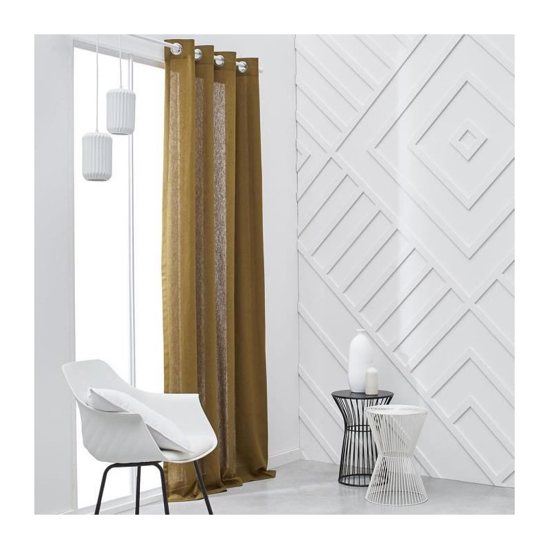 TODAY eyelet curtain - 140x240cm - 100% Cotton - Bronze
