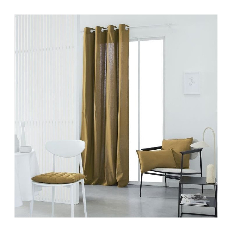 TODAY eyelet curtain - 140x240cm - 100% Cotton - Bronze