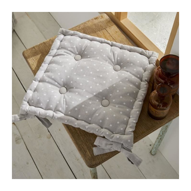 Quilted seat - TODAY - CHARME - Constance print - 40 x 40 cm
