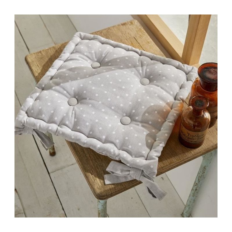 Quilted seat - TODAY - CHARME - Constance print - 40 x 40 cm
