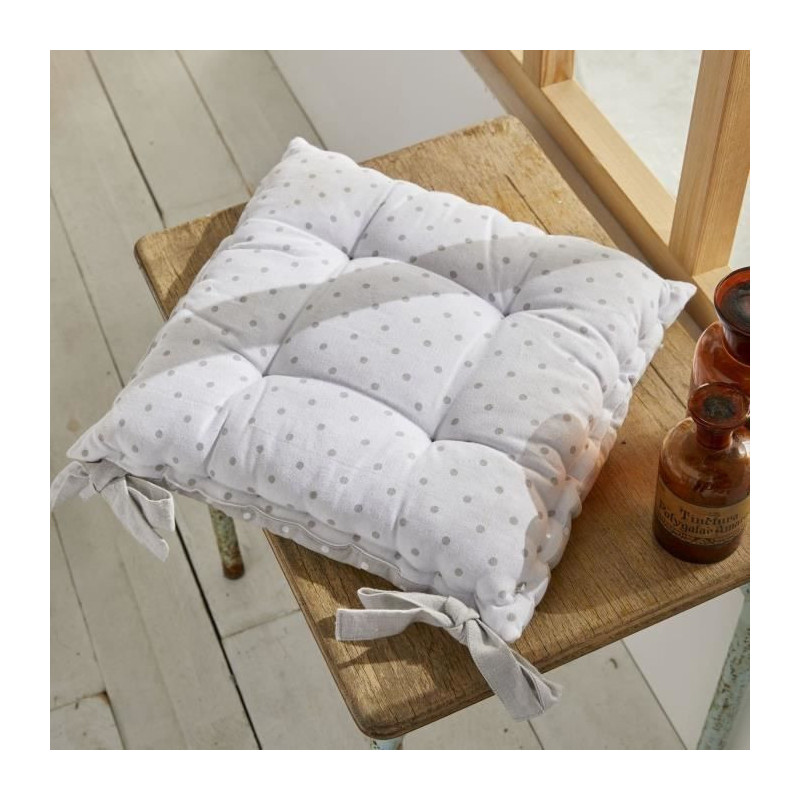 Quilted seat - TODAY - CHARME - Constance print - 40 x 40 cm