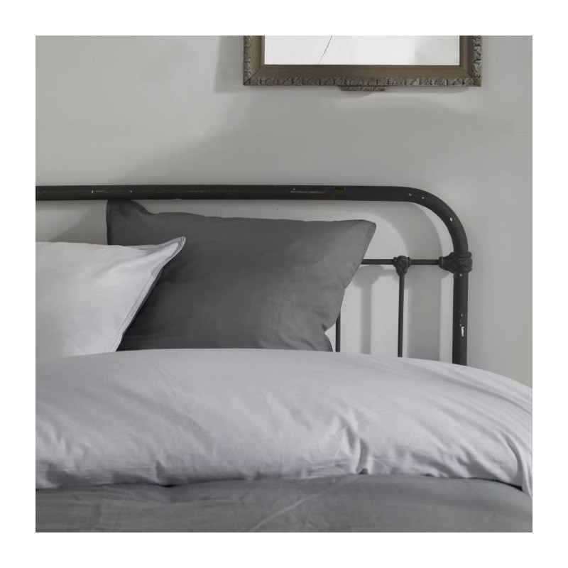 Duvet cover - TODAY - CHARME - 57 thread count cotton - Light grey x D