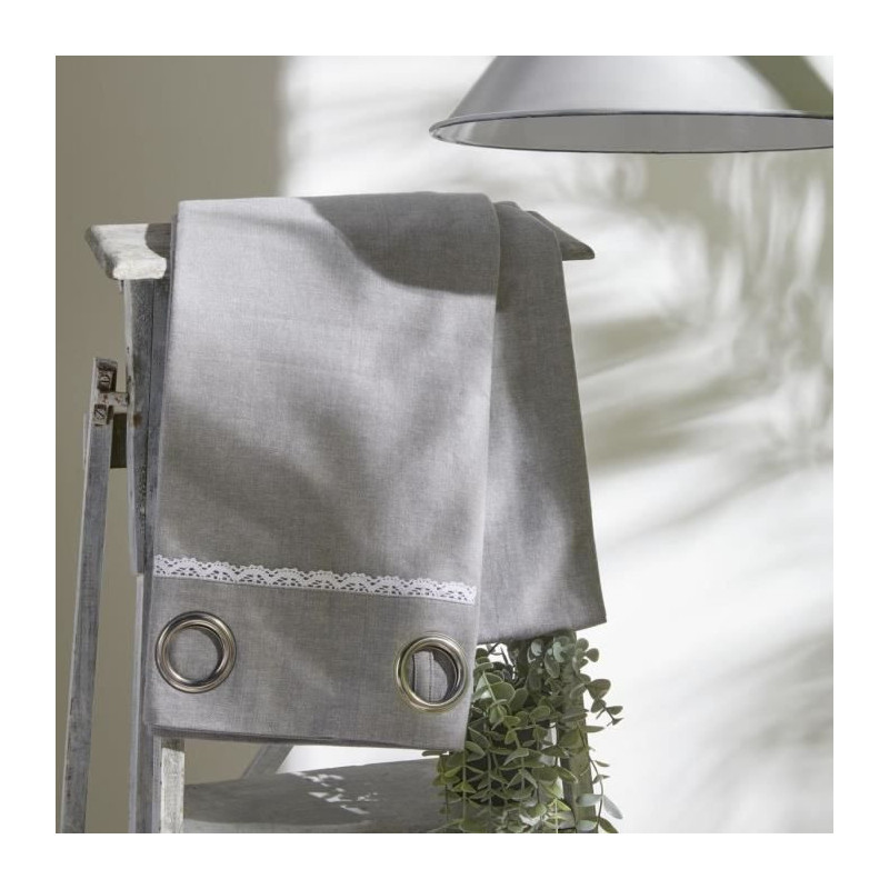 Curtain - TODAY - CHARME - Chambray Capucine - 140 x 240 cm