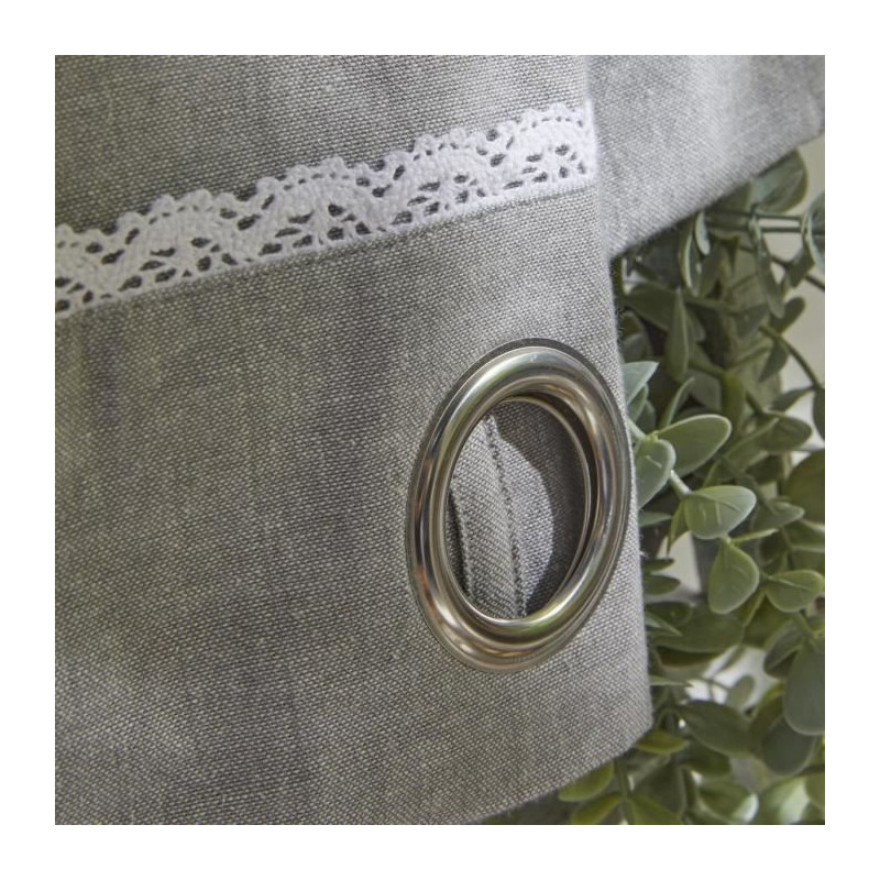 Curtain - TODAY - CHARME - Chambray Capucine - 140 x 240 cm