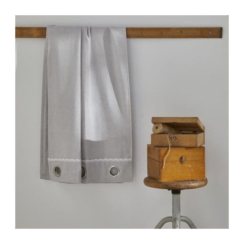 Curtain - TODAY - CHARME - Chambray Constance - 140 x 240 cm