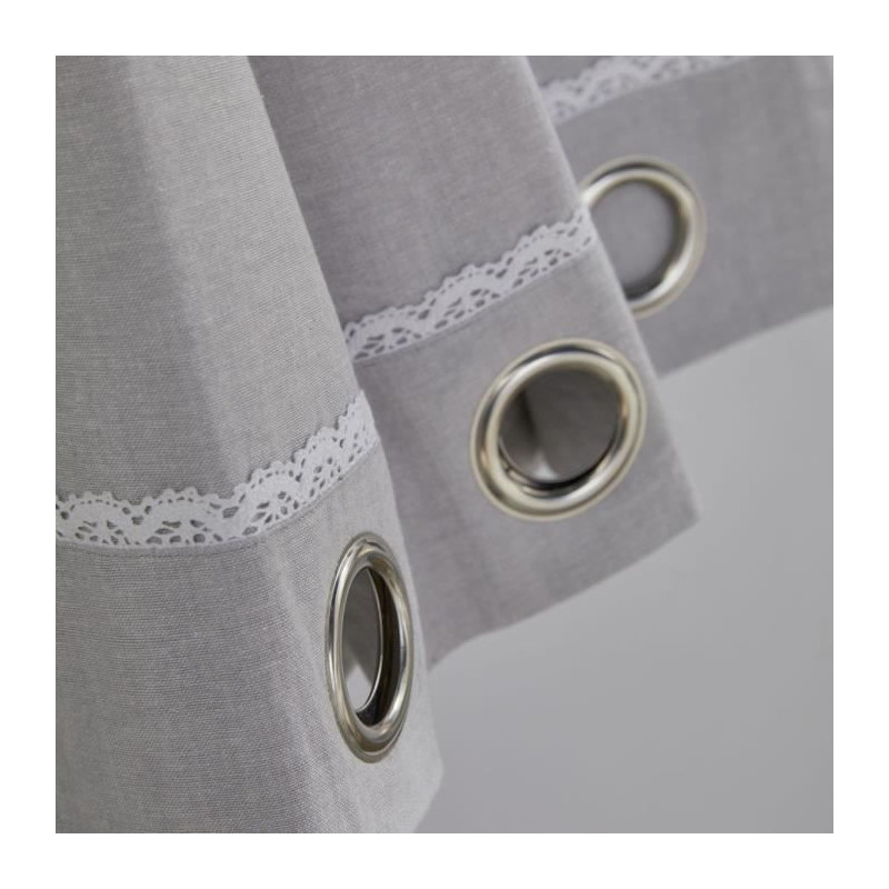 Curtain - TODAY - CHARME - Chambray Constance - 140 x 240 cm