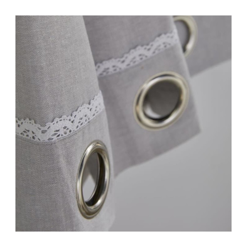 Curtain - TODAY - CHARME - Chambray Constance - 140 x 240 cm