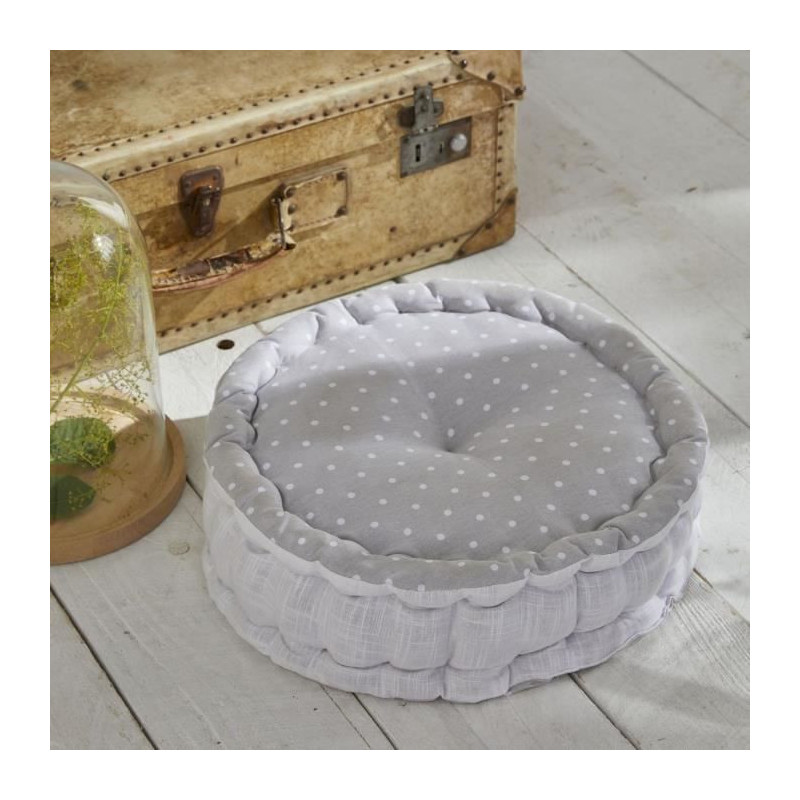Round floor cushion - TODAY - CHARME - Constance print - 40 x 12 cm