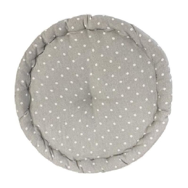 Round floor cushion - TODAY - CHARME - Constance print - 40 x 12 cm