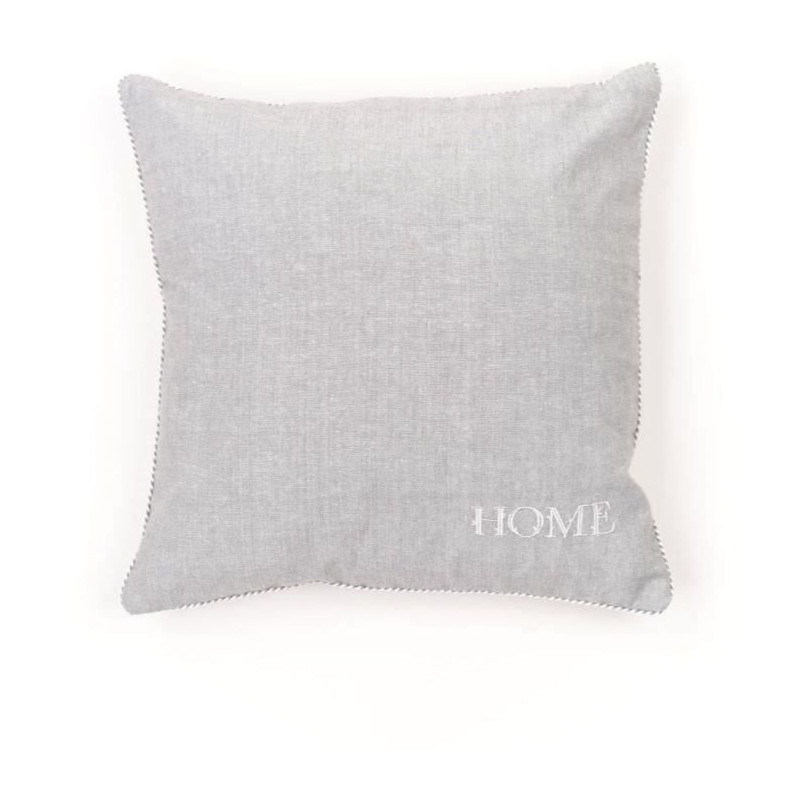 Cushion - TODAY - CHARME - Chambray x Petite broderie Capucine - 40 x