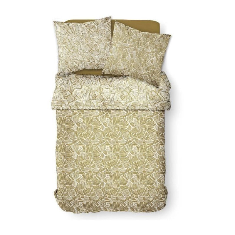 Zip-up bedding set - TODAY - Mawira - Yellow - Other designs - Natural