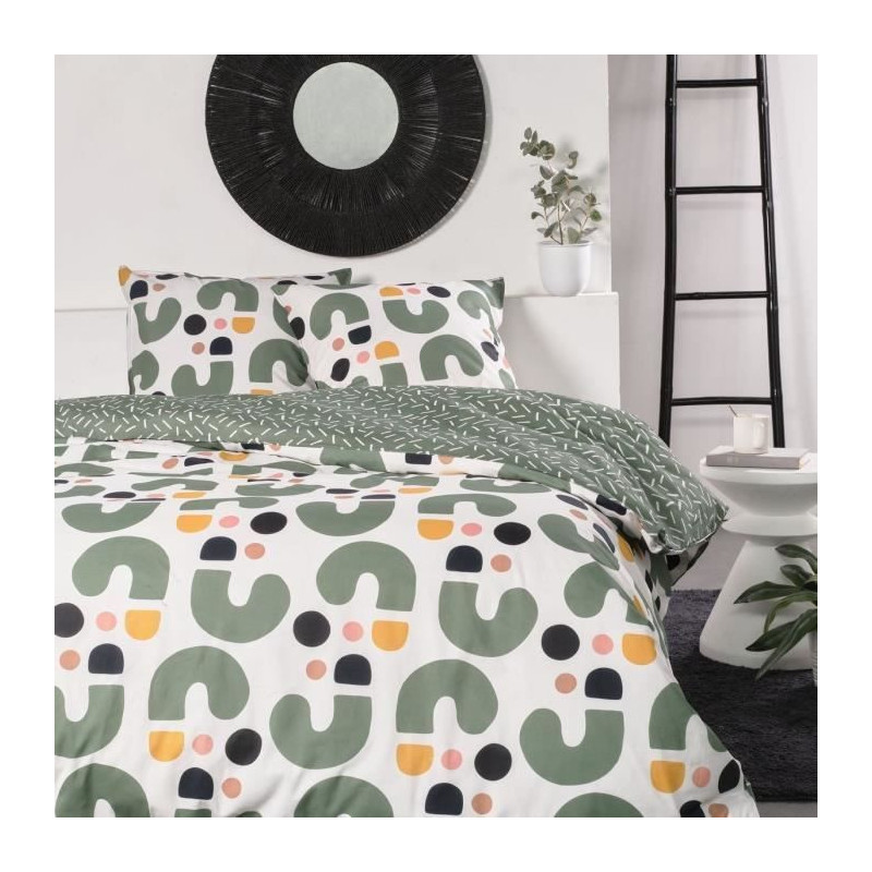 Bedding set - TODAY - Sunshine - 2 people - 240x220cm - Cotton - Green