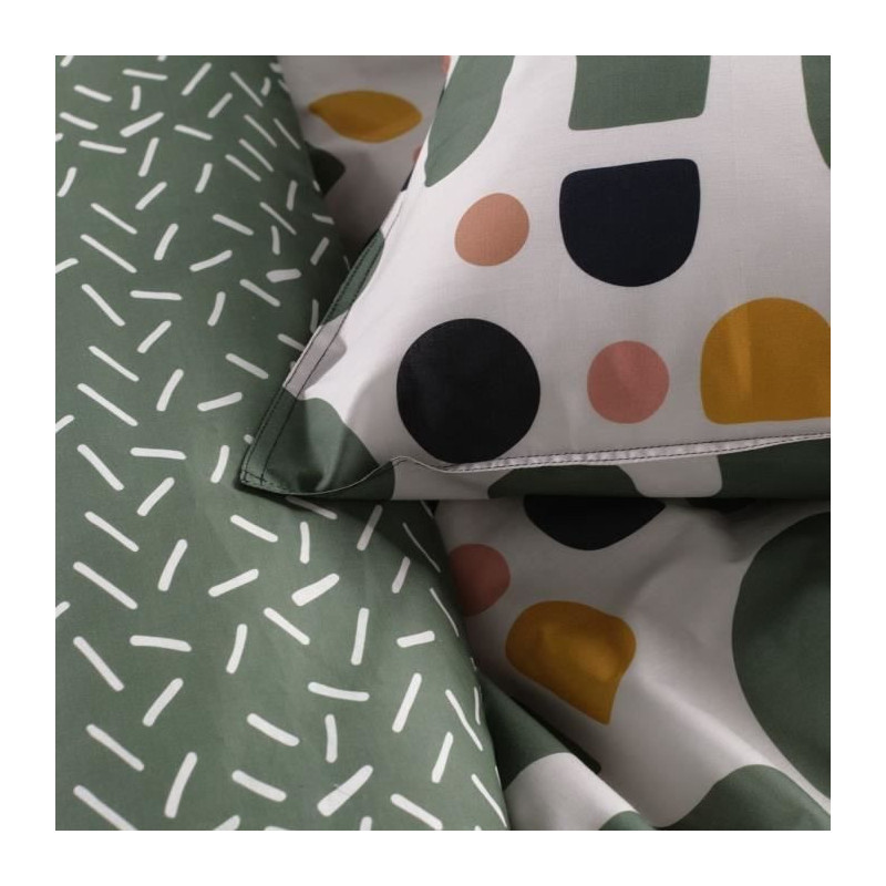 Bedding set - TODAY - Sunshine - 2 people - 240x220cm - Cotton - Green