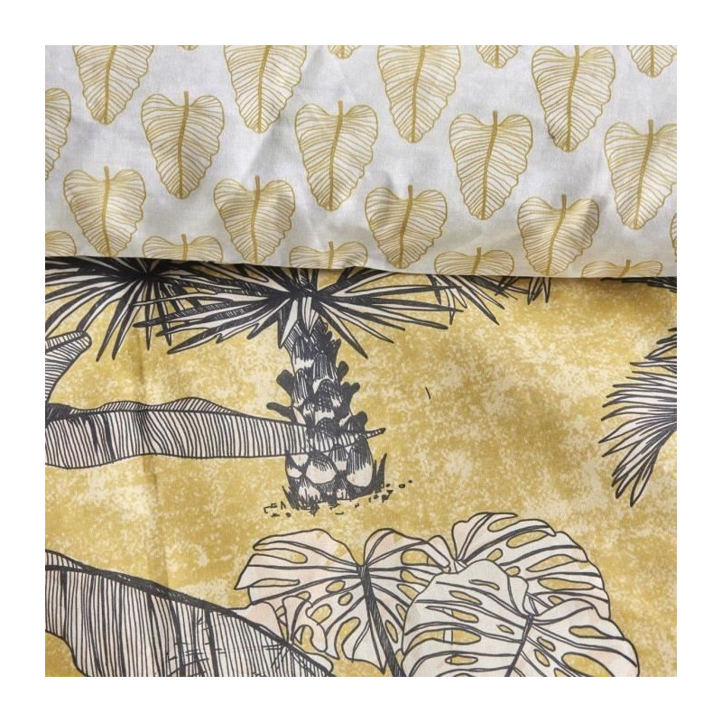 SUNSHINE LOUISA Printed Bedding Set - TODAY - Yellow 260x240cm
