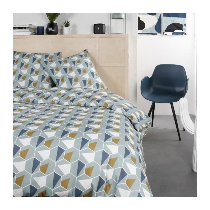 TODAY BEDDING SET - DUVET COVER 220X240 + 2 PILLOWCASES 63X63 - 100% C
