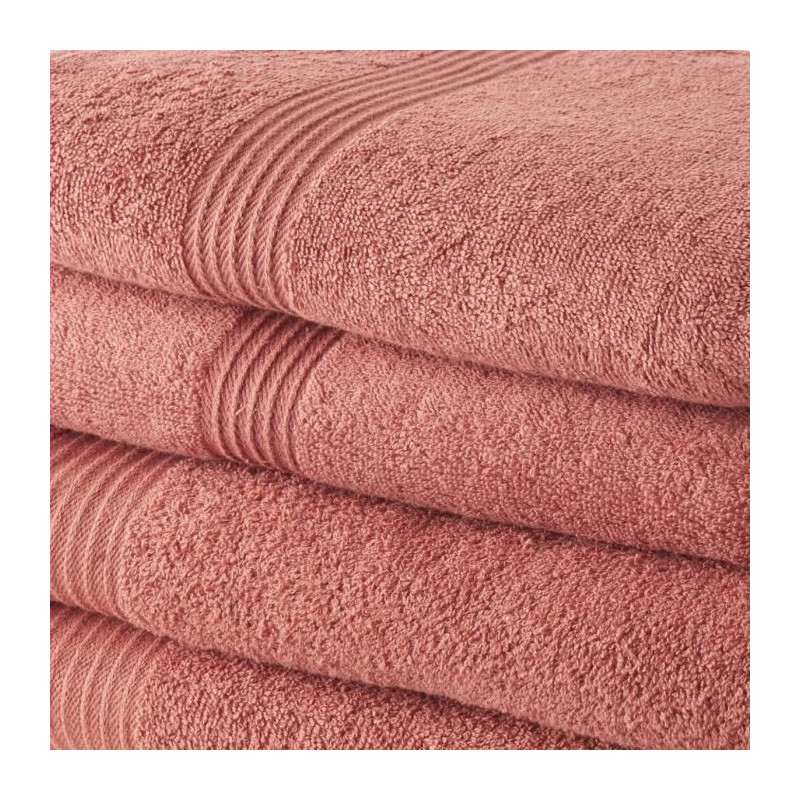 TODAY Set of 2 Bath Towels 50x100 cm + 2 Bath Towels 70x130 cm Terraco