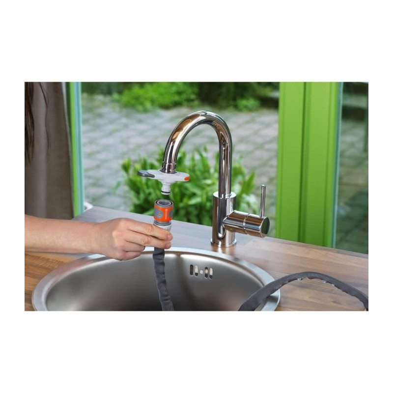Gardena adapter for interior tap-Adapted connection M22 or female M24-