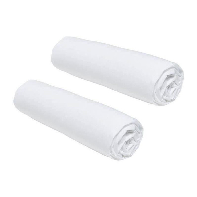 Set of 2 sheets covers today essential - 160 x 200 cm - 2 people - 100