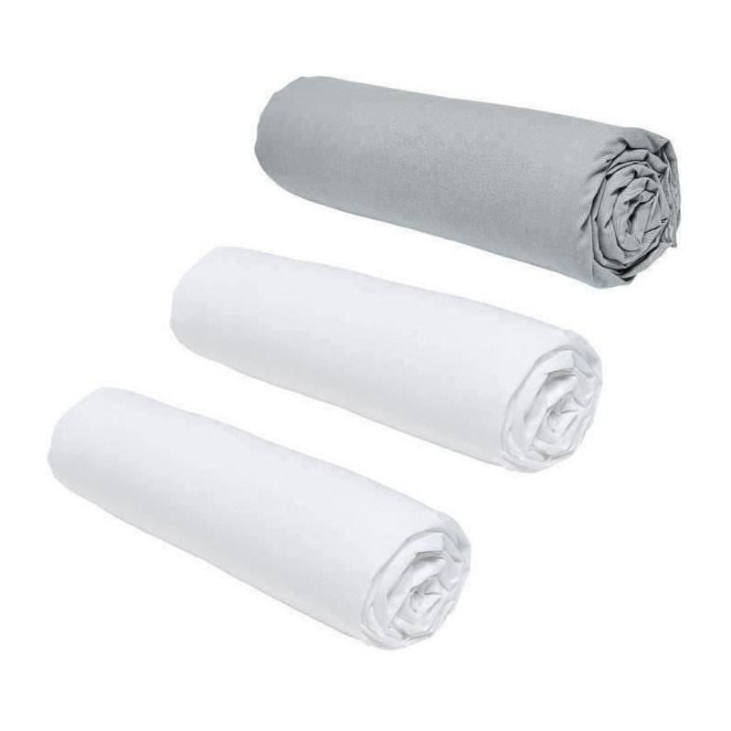 Set of 3 Teday Essential Curses - 140 x 190 cm - 2 people - 100% Cotto