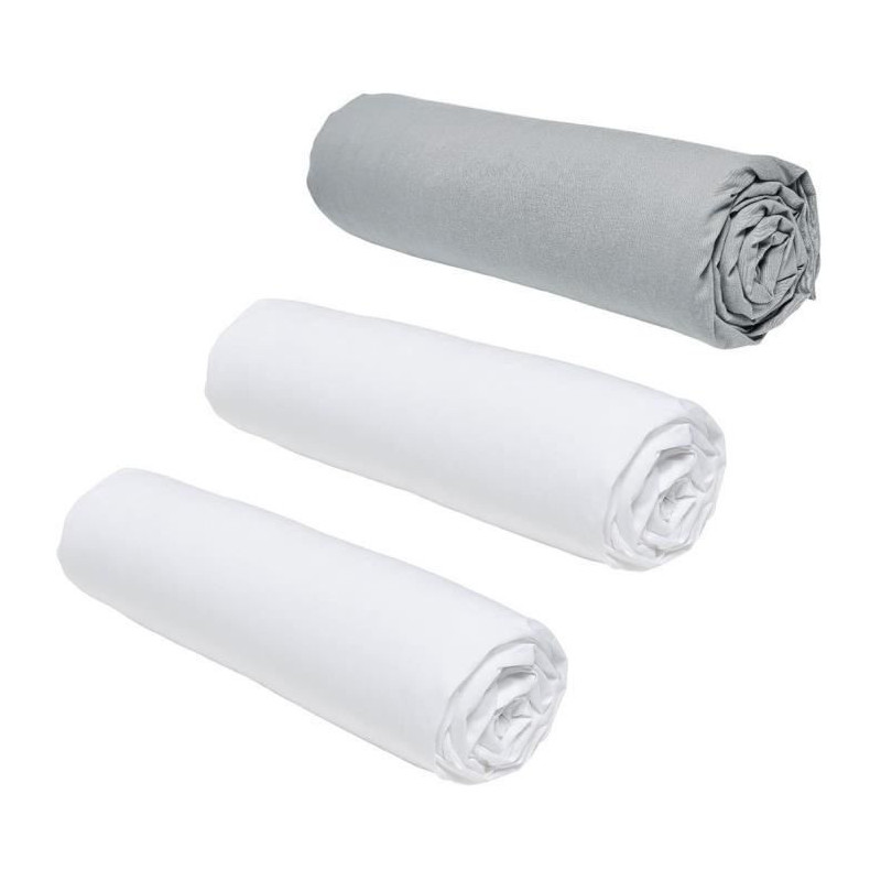 Set of 3 Teday Essential Curses - 140 x 190 cm - 2 people - 100% Cotto