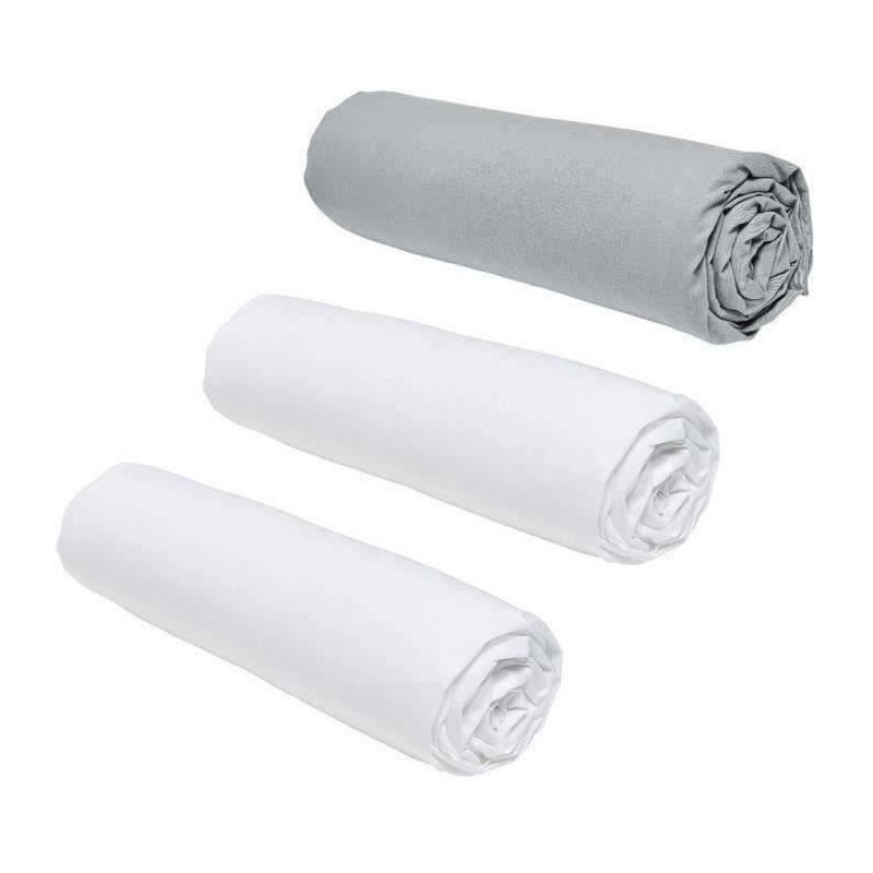 Set of 3 Teday Essential Curses - 160 x 200 cm - 2 people - 100% Cotto