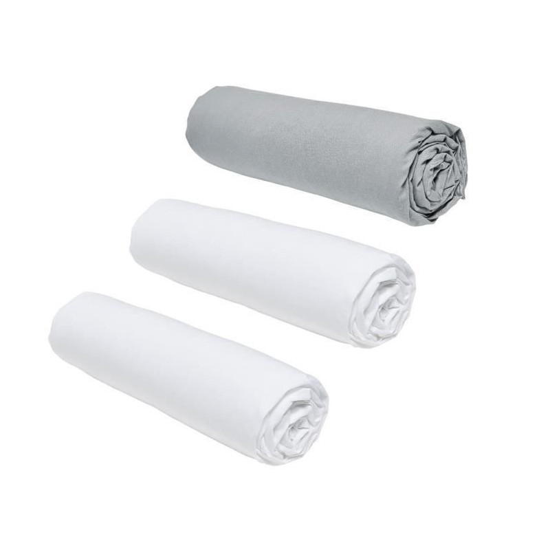 Set of 3 Teday Essential Curses - 160 x 200 cm - 2 people - 100% Cotto