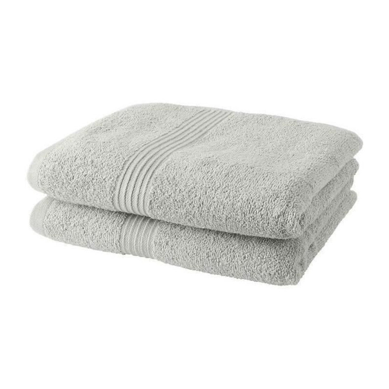 Set of 2 TODAY towels 50x90 cm 100% Cotton - Chalk
