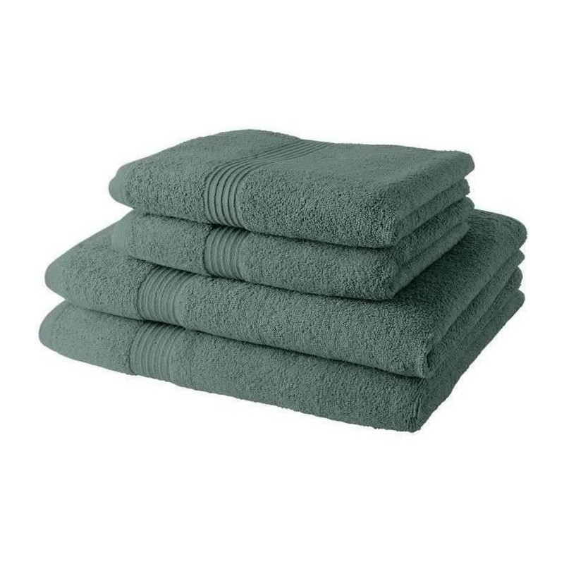 2 TODAY bath towels 50x90 + 2 bath sheets 70x130 cm 100% Cotton - Cela