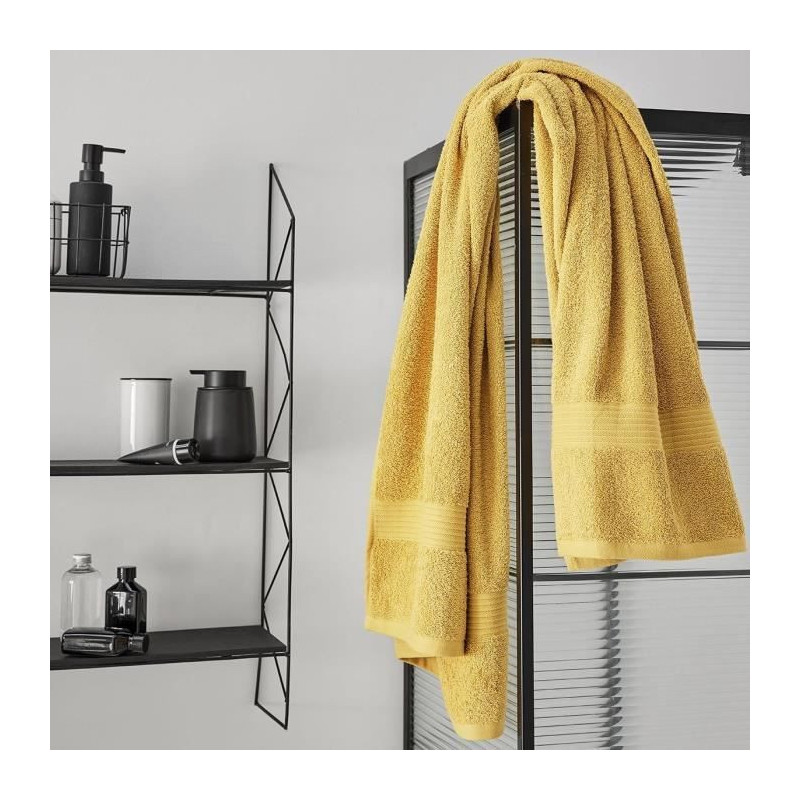 TODAY Essential - Maxi bath sheet 90x150 cm 100% Cotton, ocher color