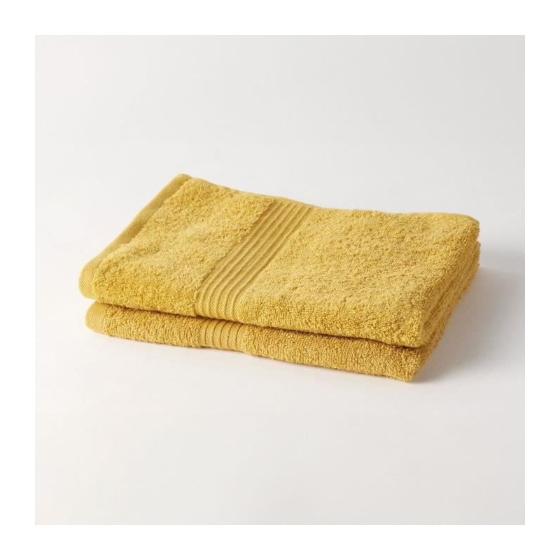 TODAY Essential - Set of 2 hand towels 50x90 cm 100% Cotton, ocher col