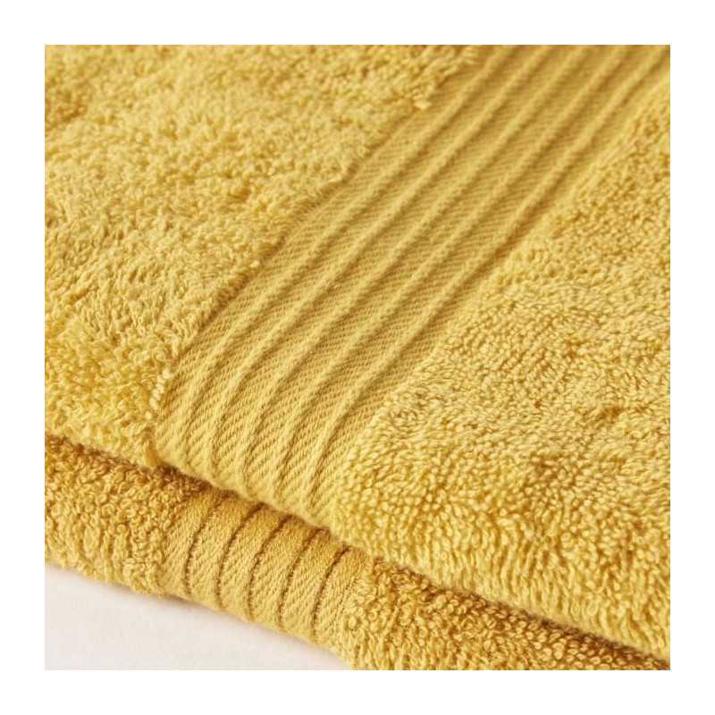 TODAY Essential - Set of 2 hand towels 50x90 cm 100% Cotton, ocher col
