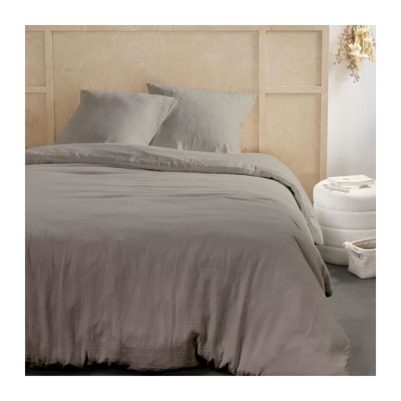 Bedding set - TODAY - 123322 - 2 people - 260x240cm - Plain cotton gau