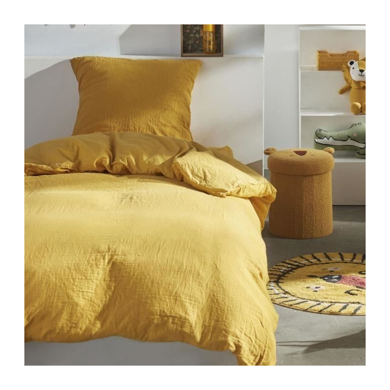 Bedding set - TODAY - 123333 - 1 person - 140x200 cm - Plain cotton ga