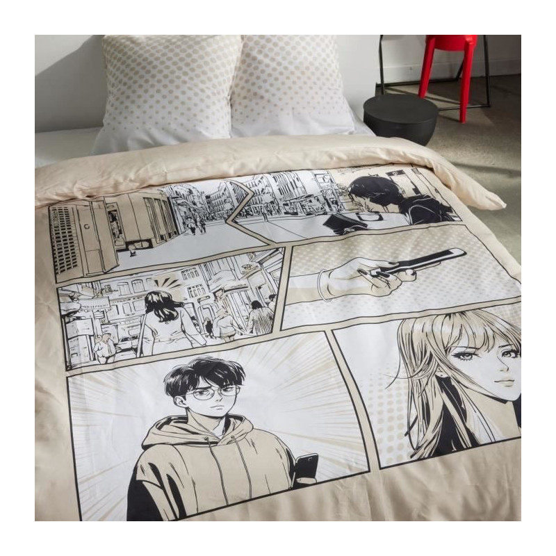 Bedding set - TODAY - JAVA - 2 people - 240x220 cm - Cotton - Manga pr