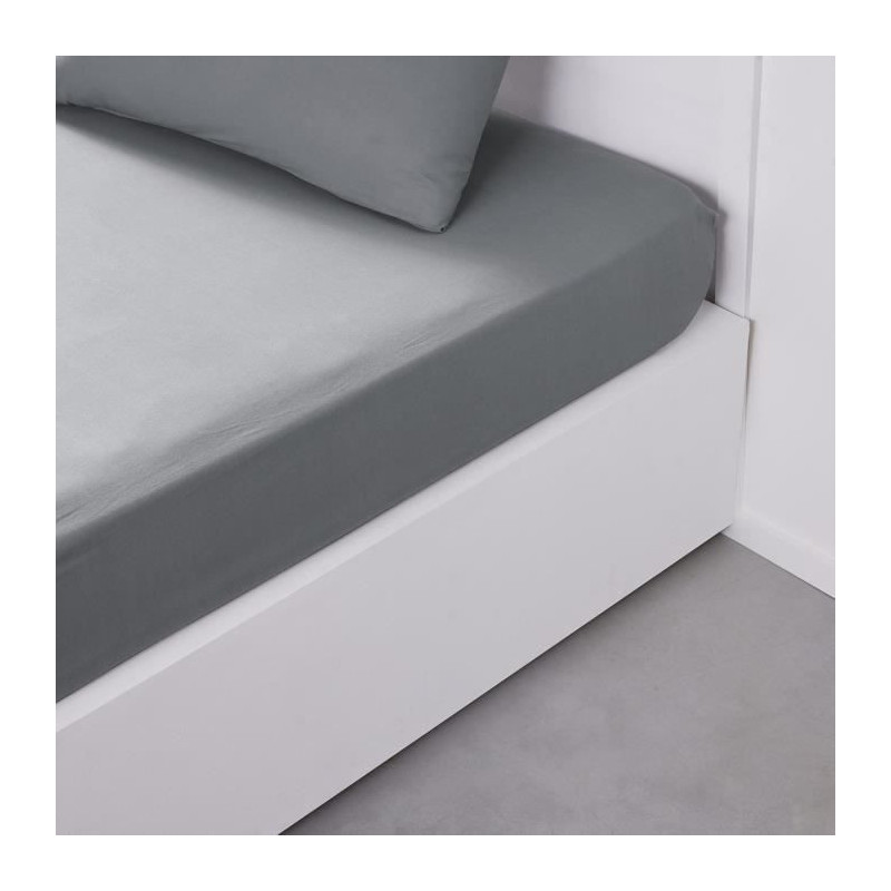 Drap cover teday essential - 140 x 200+30 cm - 2 people - 100% uni cot