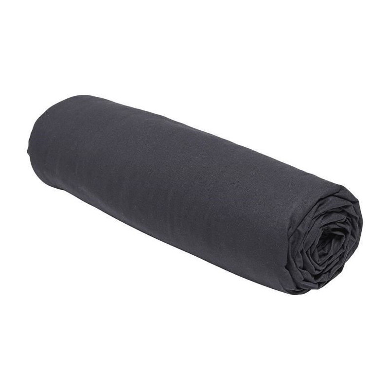 Fitted sheet - TODAY - 180 x 200 cm + 30 cm - Cotton - Organic Charcoa