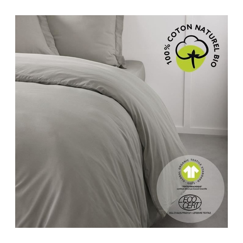 Bedding set - TODAY - 220 x 240 cm - Cotton - Organic Dune
